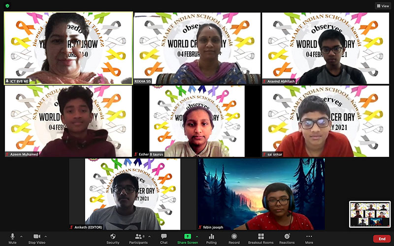 Bhavans SIS Campaigned for World Cancer Day 2021