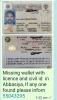 Walet with licence and civil id missing
